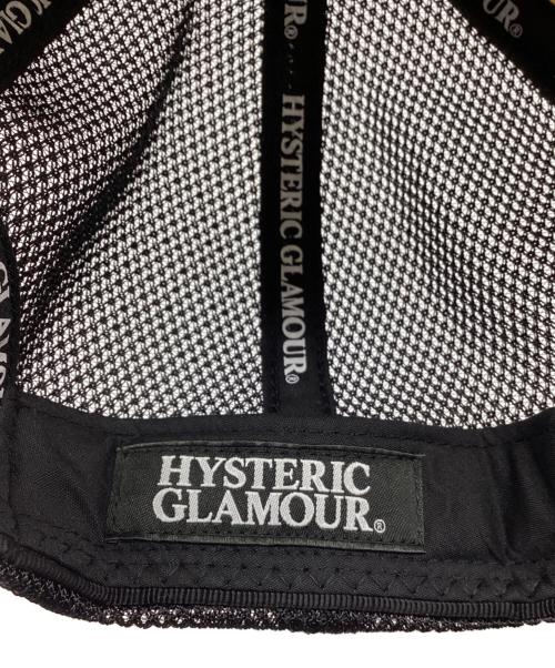 Hysteric Glamour（ヒステリックグラマー）Hysteric Glamour (ヒステリックグラマー) キャップ ブラック×ホワイト サイズ:Freeの古着・服飾アイテム