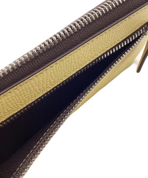 Semper&cote（センペルアンドコッテ）Semper&cote (センペルアンドコッテ) 長財布 イエローの古着・服飾アイテム