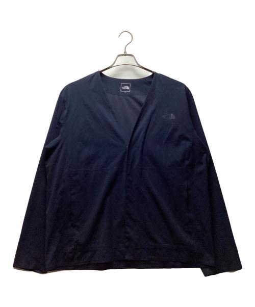 THE NORTH FACE（ザ ノース フェイス）THE NORTH FACE (ザ ノース フェイス) 薄手カーディガン ネイビー サイズ:Lの古着・服飾アイテム