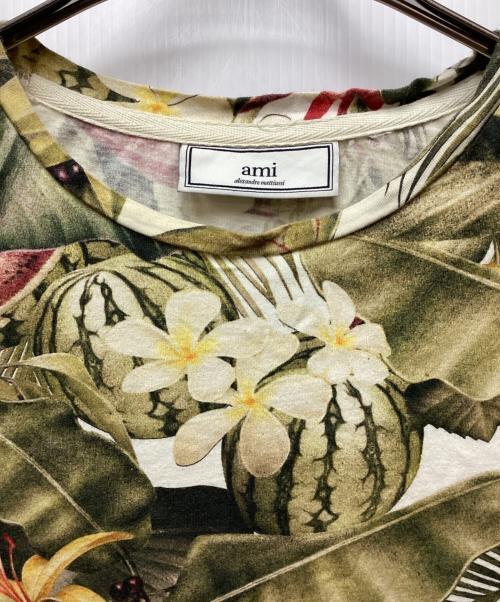 AMI Alexandre Mattiussi（アミアレクサンドルマテュッシ）AMI Alexandre Mattiussi (アミアレクサンドルマテュッシ) 半袖カットソー オリーブ サイズ:不明の古着・服飾アイテム