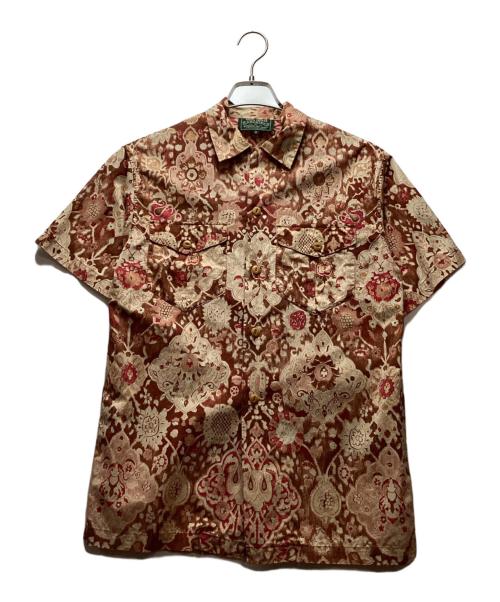 RALPH LAUREN COUNTRY（ラルフローレンカントリー）RALPH LAUREN COUNTRY (ラルフローレンカントリー) アロハシャツ ブラウン サイズ:9の古着・服飾アイテム