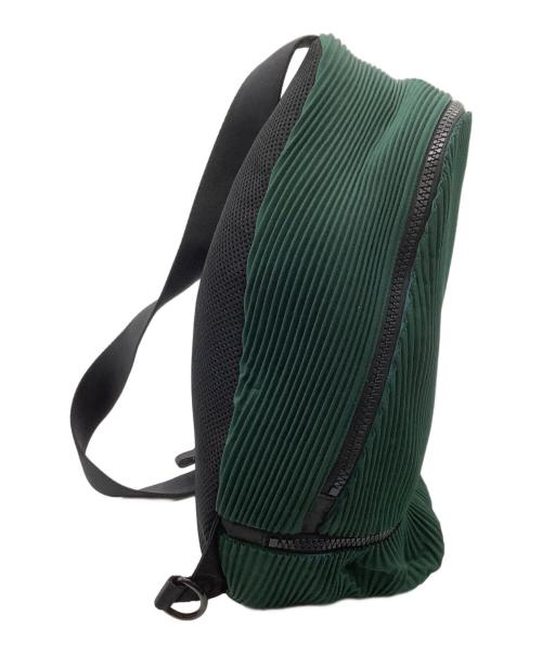 PLEATS PLEASE（プリーツプリーズ）PLEATS PLEASE (プリーツプリーズ) ショルダーバッグ グリーンの古着・服飾アイテム
