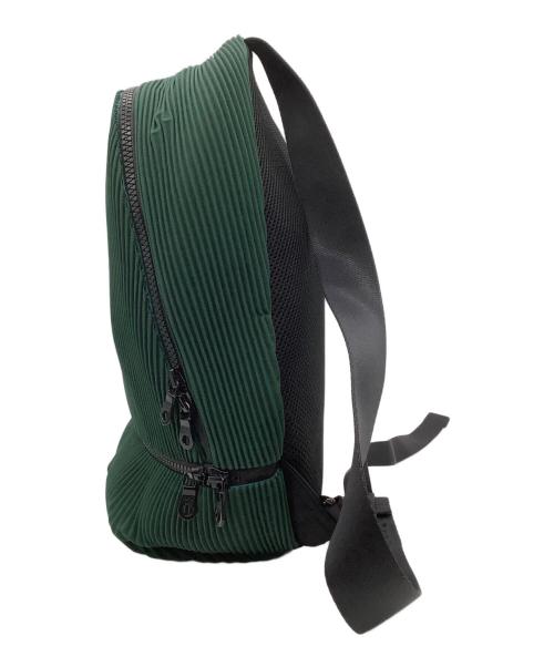 PLEATS PLEASE（プリーツプリーズ）PLEATS PLEASE (プリーツプリーズ) ショルダーバッグ グリーンの古着・服飾アイテム