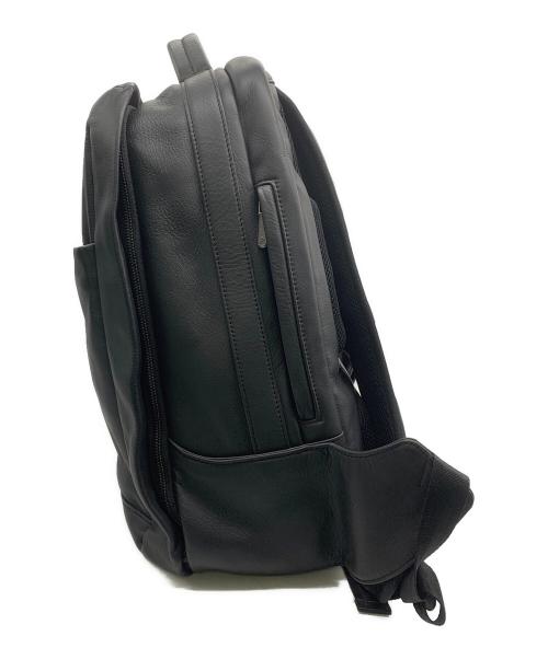 dunhill（ダンヒル）dunhill (ダンヒル) オールレザーリュック ブラックの古着・服飾アイテム