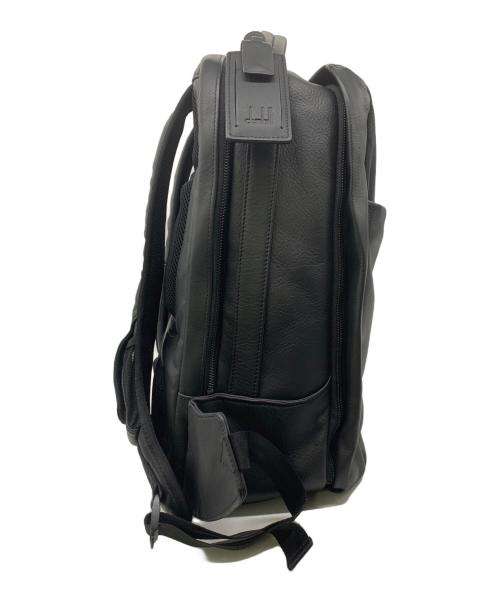 dunhill（ダンヒル）dunhill (ダンヒル) オールレザーリュック ブラックの古着・服飾アイテム