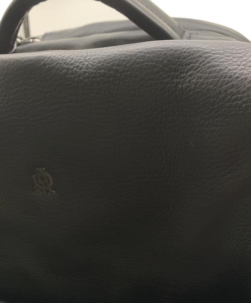 dunhill（ダンヒル）dunhill (ダンヒル) オールレザーリュック ブラックの古着・服飾アイテム