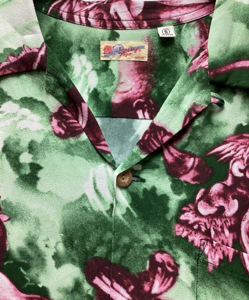 Sun Surf（サンサーフ）Sun Surf (サンサーフ) アロハシャツ グリーン サイズ:Sの古着・服飾アイテム
