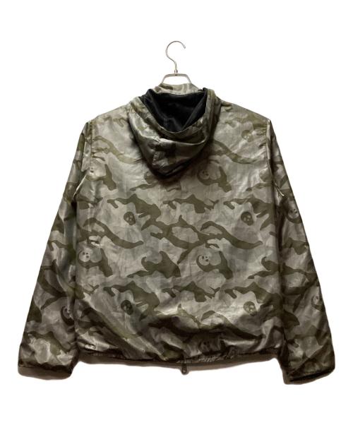 MARK&LONA（マークアンドロナ）MARK&LONA (マークアンドロナ) スカルカモフラナイロンジャケット オリーブ サイズ:50の古着・服飾アイテム