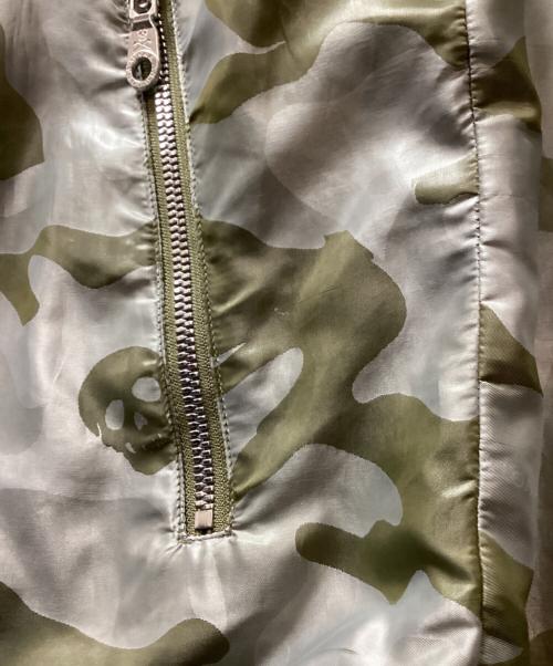 MARK&LONA（マークアンドロナ）MARK&LONA (マークアンドロナ) スカルカモフラナイロンジャケット オリーブ サイズ:50の古着・服飾アイテム