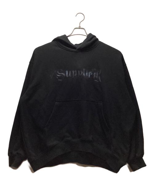 SUPPLIER（サプライヤー）SUPPLIER (サプライヤー) プルオーバーパーカー ブラック サイズ:Lの古着・服飾アイテム