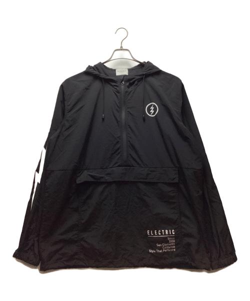 ELECTRIC（エレクトリック）ELECTRIC (エレクトリック) アノラックパーカー ブラック×ホワイト サイズ:XLの古着・服飾アイテム