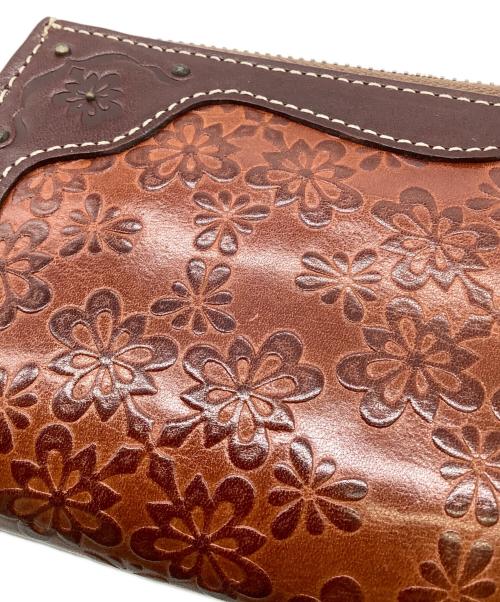 DAKOTA（ダコタ）DAKOTA (ダコタ) L字ファスナー長財布 ブラウンの古着・服飾アイテム