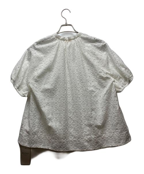 BALLSEY（ボールジィ）BALLSEY (ボールジィ) 半袖ブラウス ホワイト サイズ:36の古着・服飾アイテム