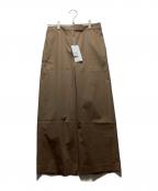 TOMORROW LANDトゥモローランド）の古着「ワイドパンツ」｜ブラウン