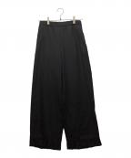 MACPHEEマカフィー）の古着「リネンパンツ」｜ブラック