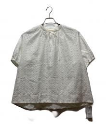 BALLSEY（ボールジィ）の古着「半袖ブラウス」｜ホワイト