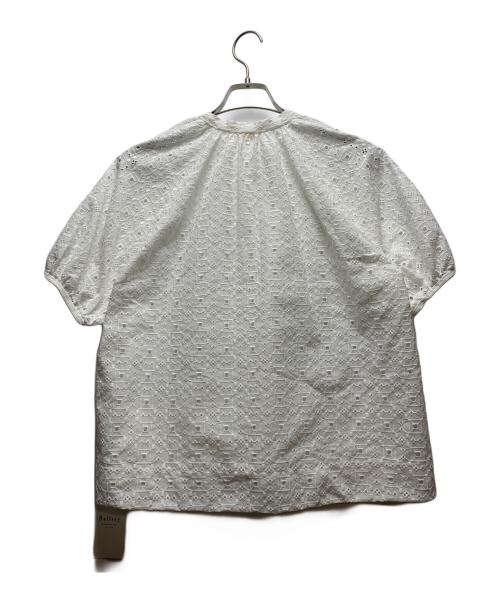 BALLSEY（ボールジィ）BALLSEY (ボールジィ) 半袖ブラウス ホワイト サイズ:36の古着・服飾アイテム