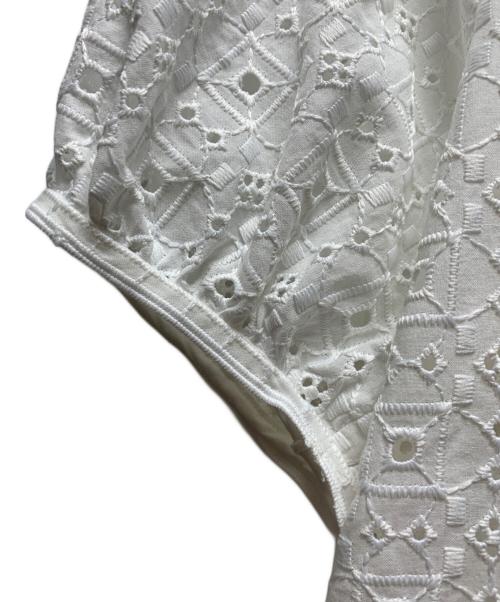 BALLSEY（ボールジィ）BALLSEY (ボールジィ) 半袖ブラウス ホワイト サイズ:36の古着・服飾アイテム