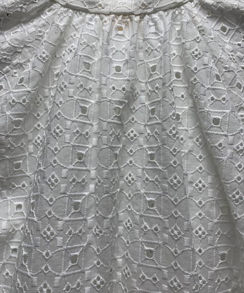 BALLSEY（ボールジィ）BALLSEY (ボールジィ) 半袖ブラウス ホワイト サイズ:36の古着・服飾アイテム