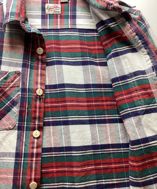 HOUSTON（ヒューストン）HOUSTON (ヒューストン) ネルシャツ マルチカラー サイズ:Mの古着・服飾アイテム