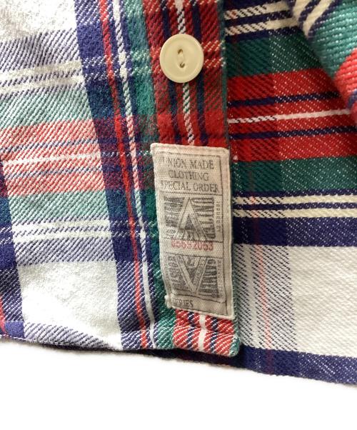 HOUSTON（ヒューストン）HOUSTON (ヒューストン) ネルシャツ マルチカラー サイズ:Mの古着・服飾アイテム