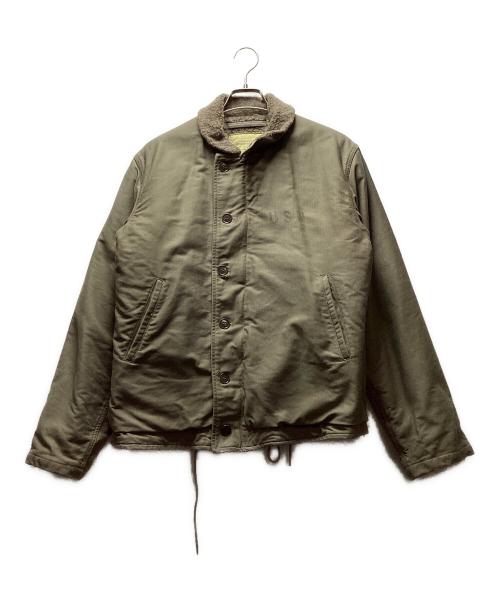 BUZZ RICKSON'S（バズリクソンズ）BUZZ RICKSON'S (バズリクソンズ) デッキジャケット カーキ サイズ:Lの古着・服飾アイテム