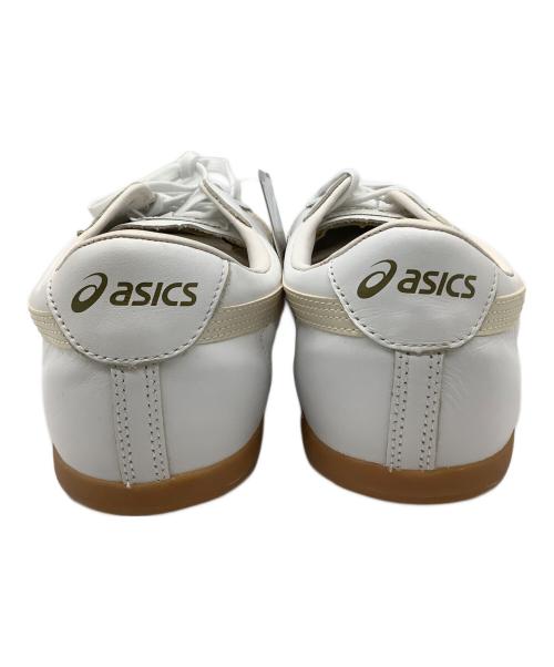 asics（アシックス）asics (アシックス) ウーシュー　スニーカー ホワイト×ベージュ サイズ:26.0の古着・服飾アイテム