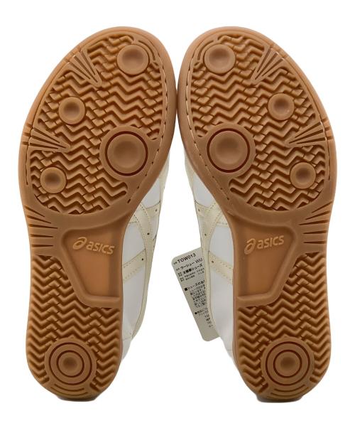 asics（アシックス）asics (アシックス) ウーシュー　スニーカー ホワイト×ベージュ サイズ:26.0の古着・服飾アイテム