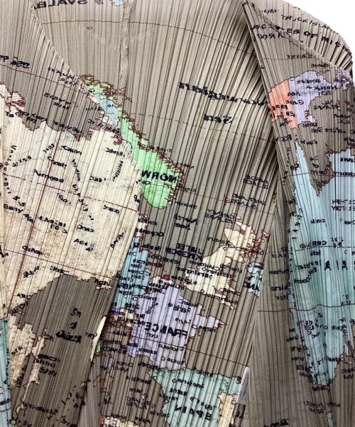 PLEATS PLEASE（プリーツプリーズ）PLEATS PLEASE (プリーツプリーズ) 薄手カーディガン ベージュ サイズ:3の古着・服飾アイテム