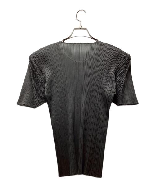 PLEATS PLEASE（プリーツプリーズ）PLEATS PLEASE (プリーツプリーズ) 半袖ブラウス グレー サイズ:3の古着・服飾アイテム