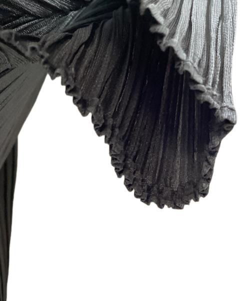 PLEATS PLEASE（プリーツプリーズ）PLEATS PLEASE (プリーツプリーズ) 半袖ブラウス グレー サイズ:3の古着・服飾アイテム