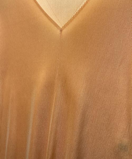 PLEATS PLEASE（プリーツプリーズ）PLEATS PLEASE (プリーツプリーズ) 半袖ブラウス オレンジ サイズ:3の古着・服飾アイテム