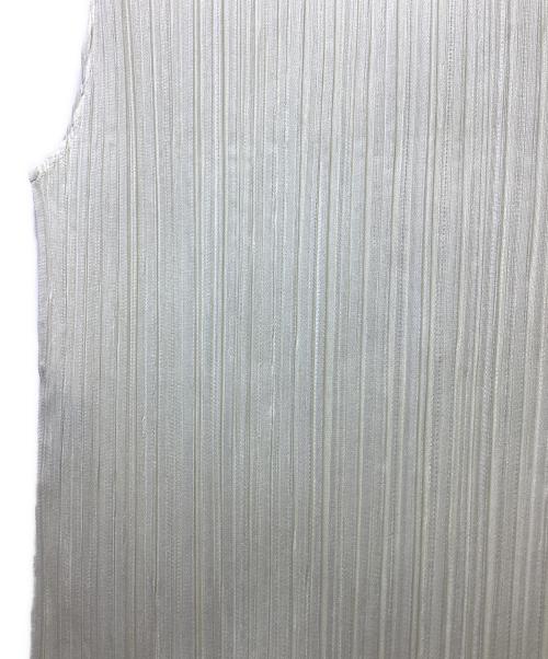 PLEATS PLEASE（プリーツプリーズ）PLEATS PLEASE (プリーツプリーズ) ノースリーブブラウス アイボリー サイズ:3の古着・服飾アイテム