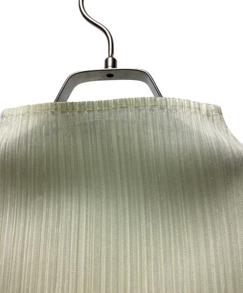 PLEATS PLEASE（プリーツプリーズ）PLEATS PLEASE (プリーツプリーズ) ノースリーブブラウス アイボリー サイズ:3の古着・服飾アイテム