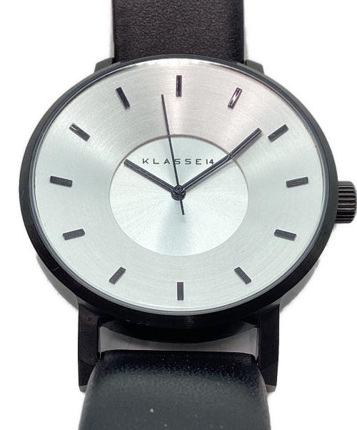KLASSE14（クラス フォーティーン）KLASSE14 (クラス フォーティーン) 腕時計 ブラック×シルバーの古着・服飾アイテム
