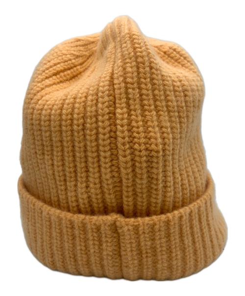 STONE ISLAND（ストーンアイランド）STONE ISLAND (ストーンアイランド) ニット帽 オレンジの古着・服飾アイテム