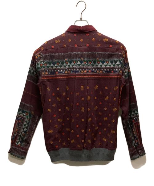 sacai（サカイ）sacai (サカイ) コーデュロイシャツ ワインレッド サイズ:3の古着・服飾アイテム