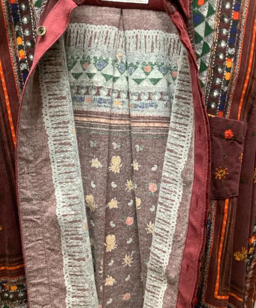 sacai（サカイ）sacai (サカイ) コーデュロイシャツ ワインレッド サイズ:3の古着・服飾アイテム