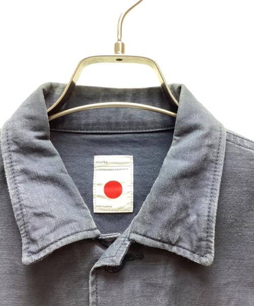 MARKA（マーカ）MARKA (マーカ) ミリタリーシャツ ネイビー サイズ:SIZE3の古着・服飾アイテム