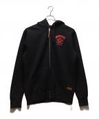 IRON HEARTアイアンハート）の古着「パーカー」｜ブラック