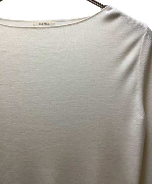 DES PRES（デ プレ）DES PRES (デ プレ) 薄手ニット ベージュ サイズ:Freeの古着・服飾アイテム