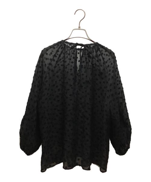 BALLSEY（ボールジィ）BALLSEY (ボールジィ) 長袖ブラウス ブラック サイズ:36の古着・服飾アイテム