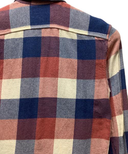 RRL（ダブルアールエル）RRL (ダブルアールエル) ネルシャツ レッド サイズ:Sの古着・服飾アイテム