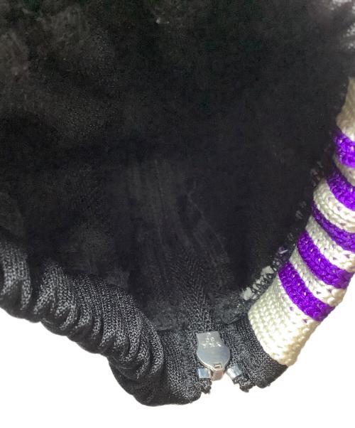 Needles（ニードルズ）Needles (ニードルズ) トラックパンツ ブラック×パープル×ベージュ サイズ:Sの古着・服飾アイテム