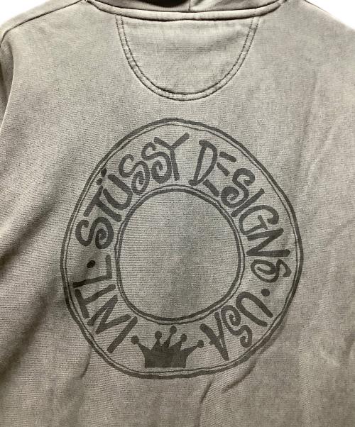 stussy（ステューシー）stussy (ステューシー) パーカー グレー サイズ:Lの古着・服飾アイテム