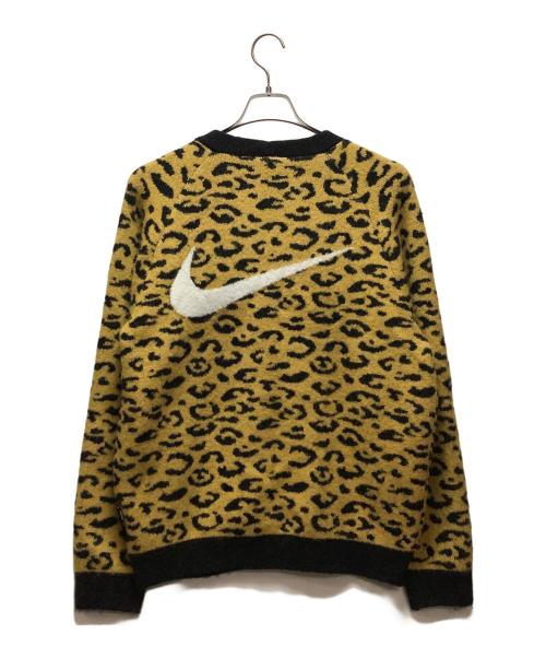 NIKE（ナイキ）NIKE (ナイキ) 厚手カーディガン ブラック×オレンジ サイズ:Mの古着・服飾アイテム