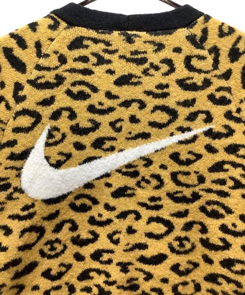 NIKE（ナイキ）NIKE (ナイキ) 厚手カーディガン ブラック×オレンジ サイズ:Mの古着・服飾アイテム