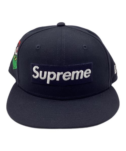 New Era（ニューエラ）New Era (ニューエラ) SUPREME (シュプリーム) キャップ ブラックの古着・服飾アイテム