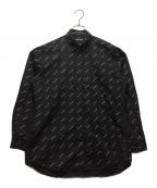 BALENCIAGAバレンシアガ）の古着「長袖シャツ」｜ブラック