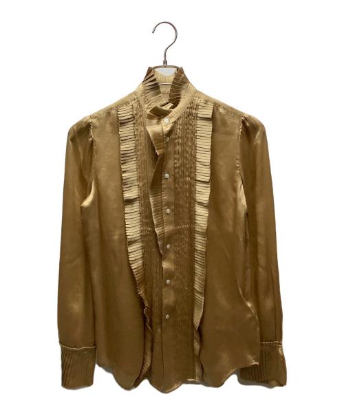 POLO RALPH LAUREN（ポロ・ラルフローレン）POLO RALPH LAUREN (ポロ・ラルフローレン) 長袖ブラウス ベージュの古着・服飾アイテム